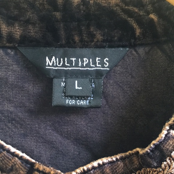 Velvet Boho Style Button Up Shirt - Picture 7 of 8